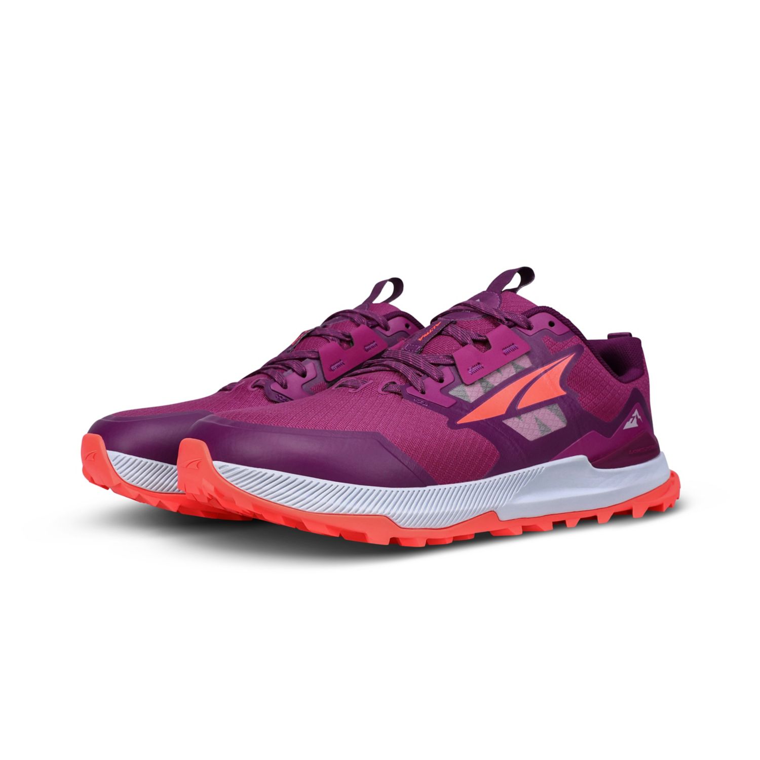 Altra Lone Peak 7 Women's Trail Running Shoes Purple / Orange | South Africa-03251949